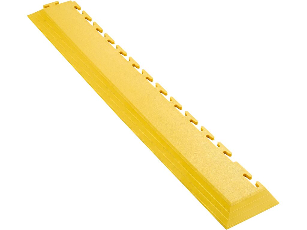 PVC corner ramp from 10 to 1 mm, yellow 590 x 70 mm, 1 pc.