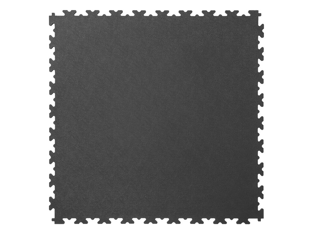 PVC Fliese X-LOG, graphite, slät, 500x500x7 mm, 1PU = 4 st