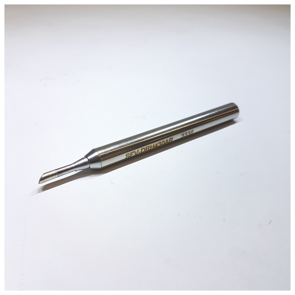 Soldering cartridge for PS and MFR handpieces, 3.0 x 20.4 mm, conical, beveled