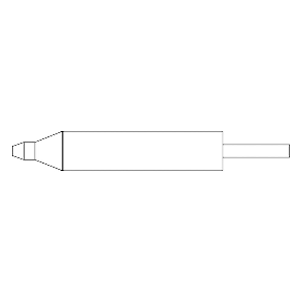 Desoldering tip for MFR desoldering systems, 1.31/2.65 mm, 460 °C, ceramic