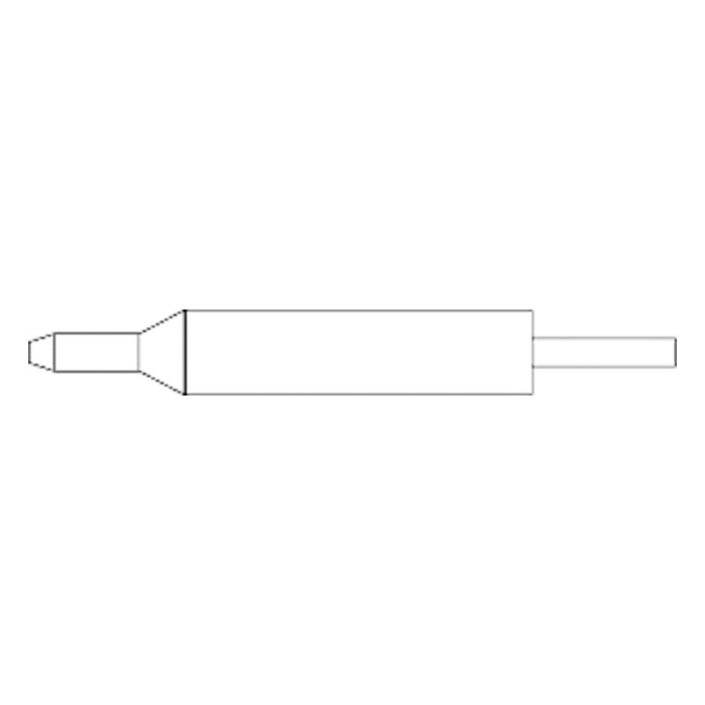 Desoldering tip for MFR desoldering systems, 1.05/2.30 mm, 421 °C, FR4/glass fiber