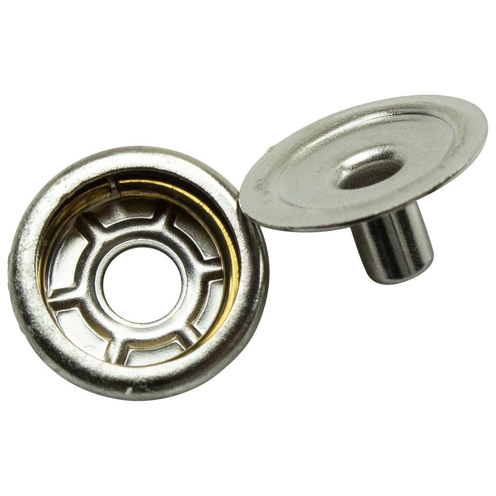 Tryckknapp 10 mm, komplett överdel