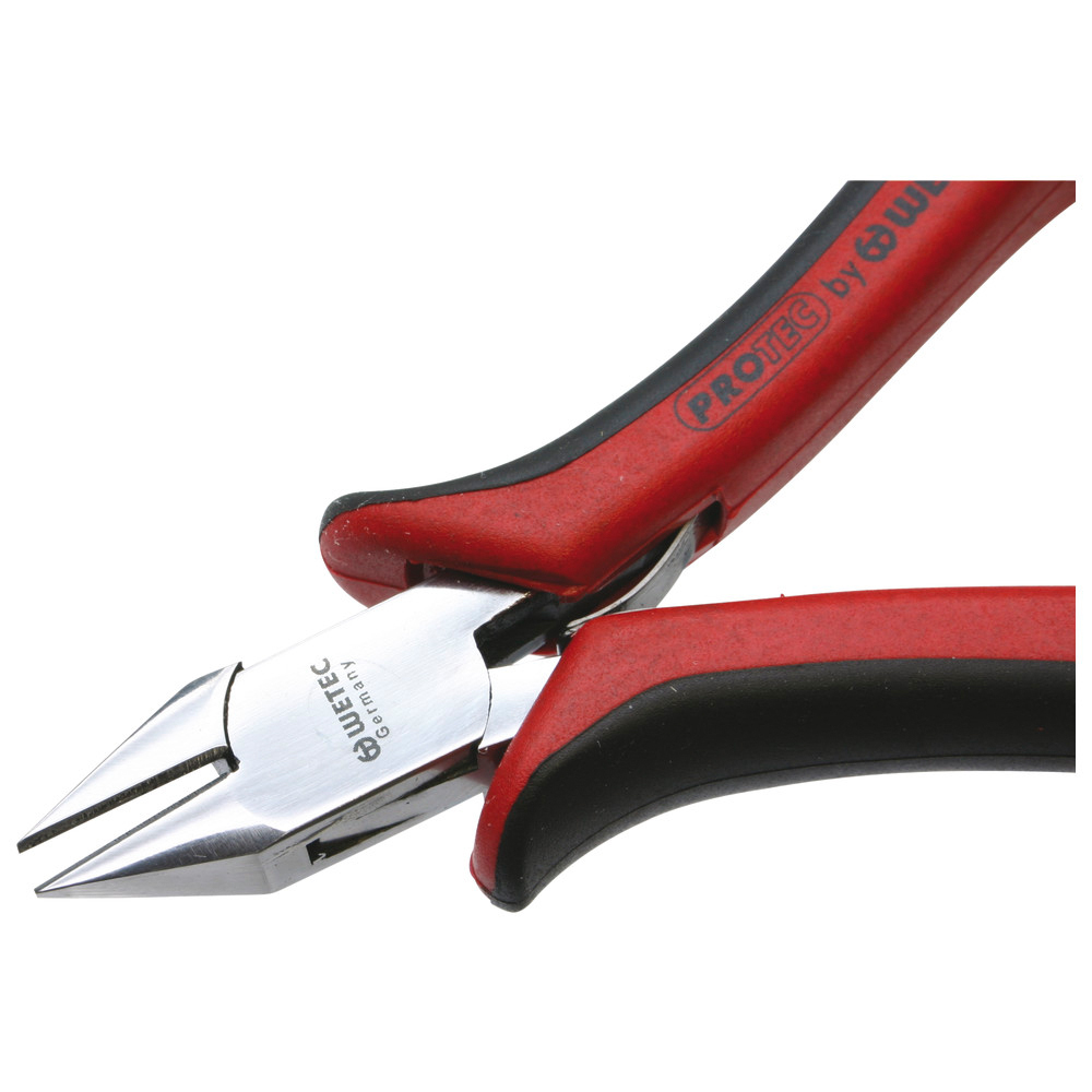 Side cutters, pointed head, type with small bevel