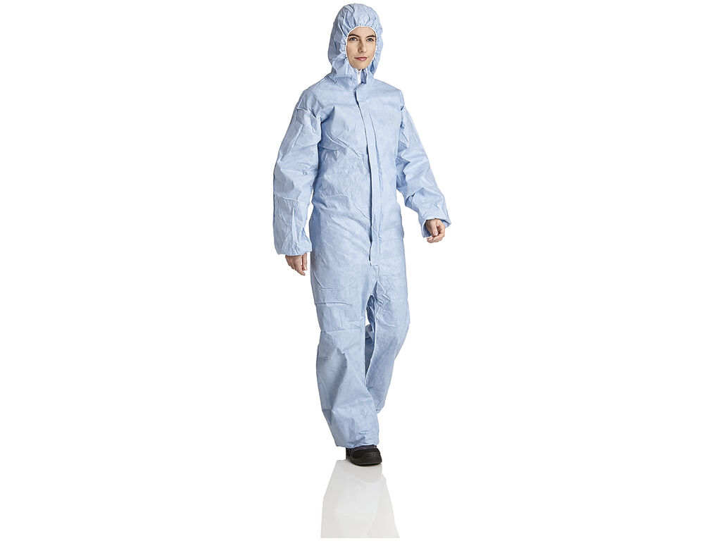 Pyrolon® XT protective overall, blue-grey, size XXL