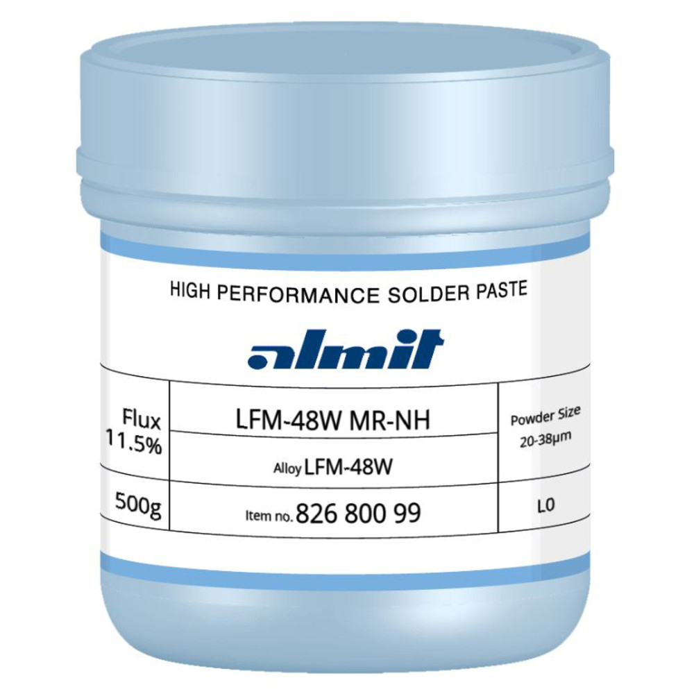 Lödpasta, LFM 48W MR-NH, 10–28 µm, burk 500 g