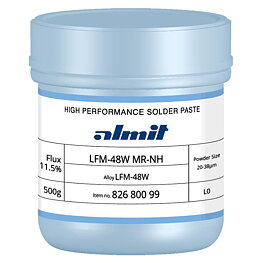Solder paste, LFM 48W MR-NH, 10–28 µm, 500 g can