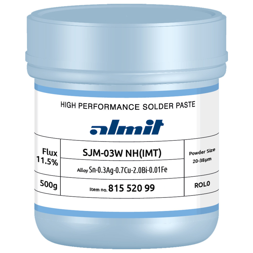 Lödpasta, SJM-03W NH(IMT), 20–38 µm, burk 500 g
