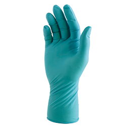 Disposable nitrile gloves, size 8/M, powder-free