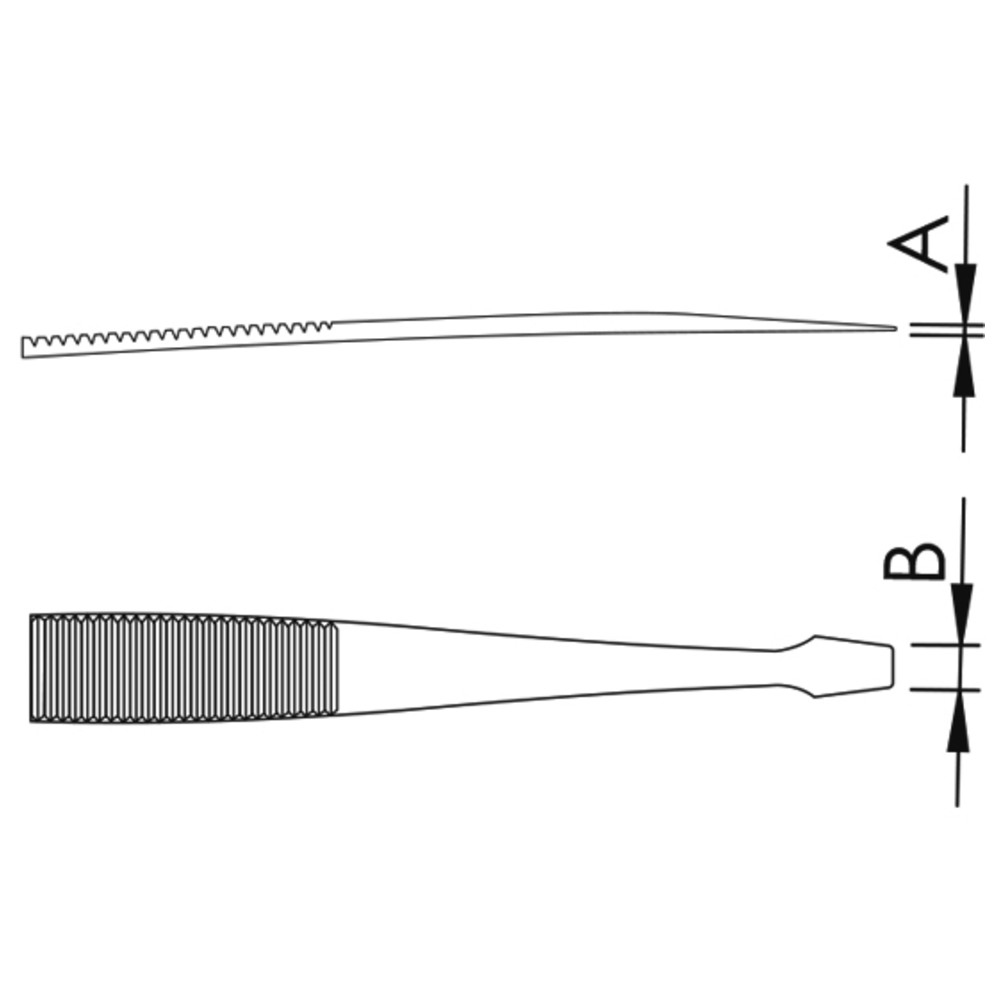 Precisionspincett för komponenter 127-SA - 2