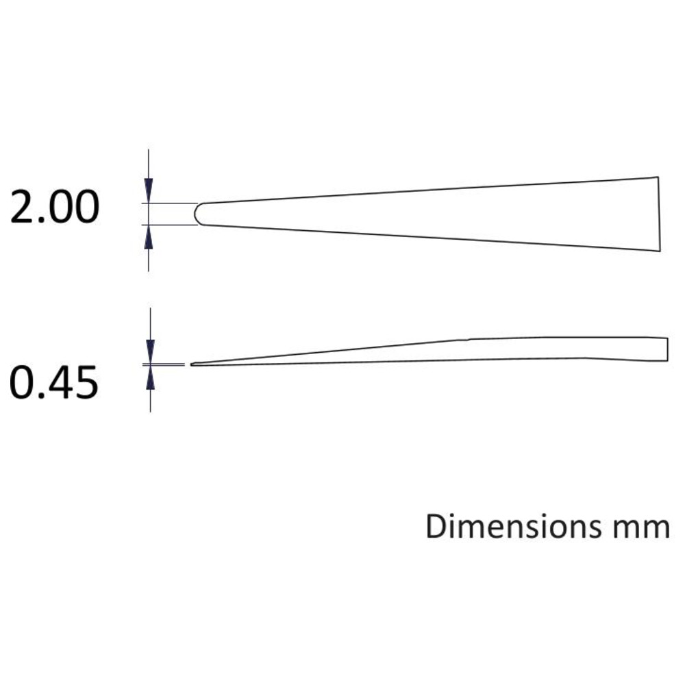 Precisionspincett 2A-CF - 3