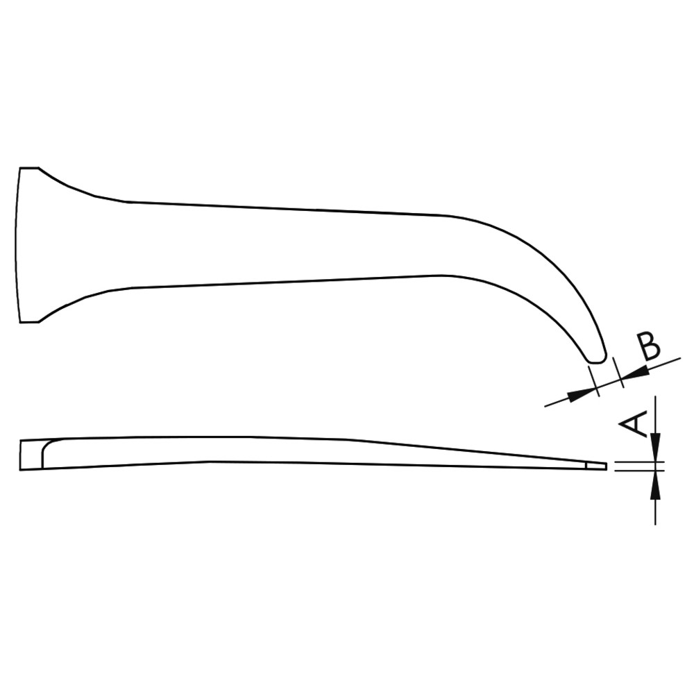 Precisionspincett för allroundbruk 2AB-SA - 2