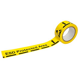 “ESD Protected Area” floor marking tape, ESD, 50 mm, 33 m