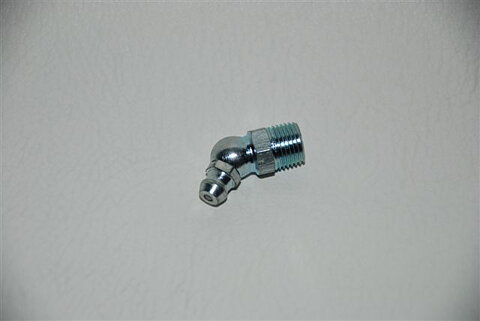 Fettnippel 1/8"  45 gr. Rostfri / kombi