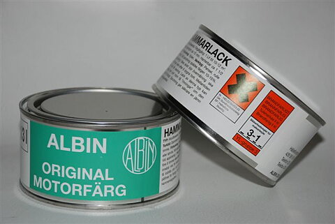 Motorfärg Albin grågrön 0,3L