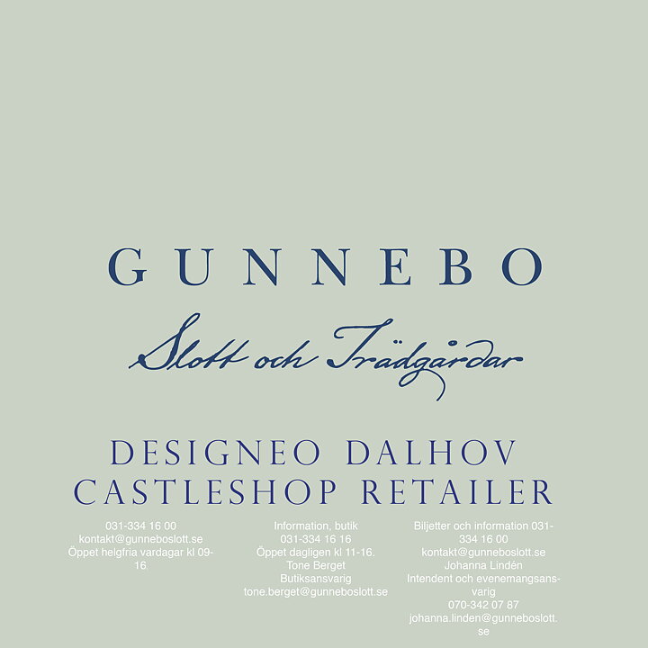 GUNNEBO SLOTT & TRÄDGÅRDAR PARTNER