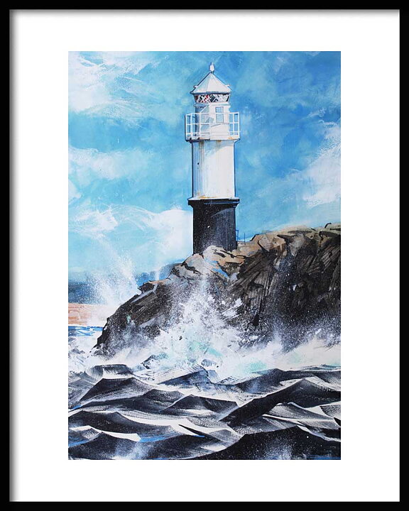 Räbbe Huvud Tjörn Archipelago Beacon 40x50