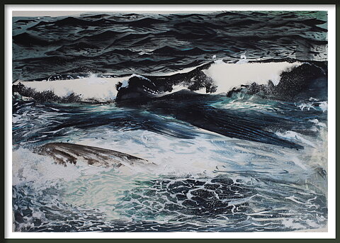 Wave Four Fjärdevåg 70x50 cm