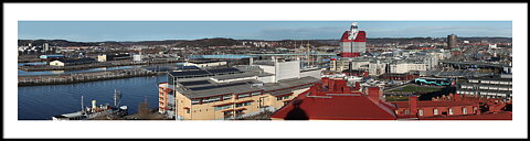 Gothenburg Panorama Strömmensberg Viking 150x40