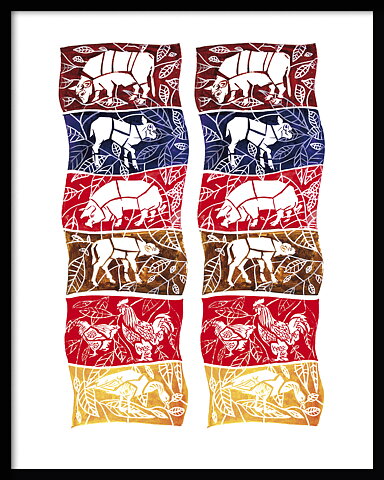 Farm animals Nature 40x50