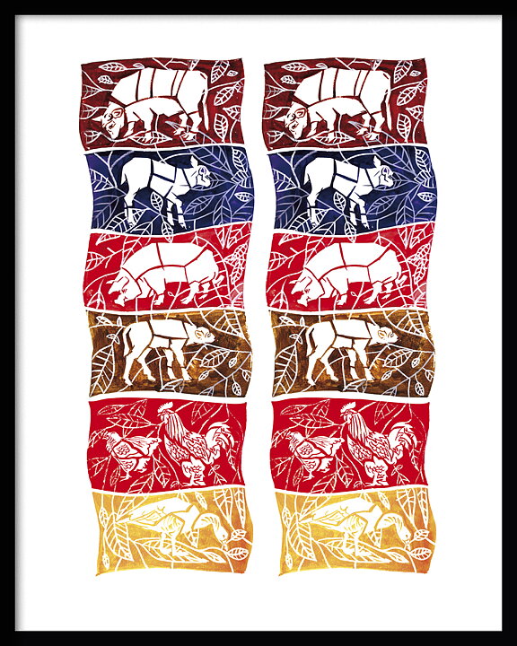 Farm animals Nature 40x50