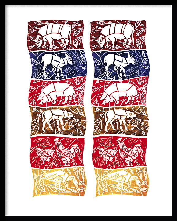Farm animals Nature 40x50