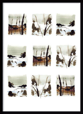 Winter blur 40x50