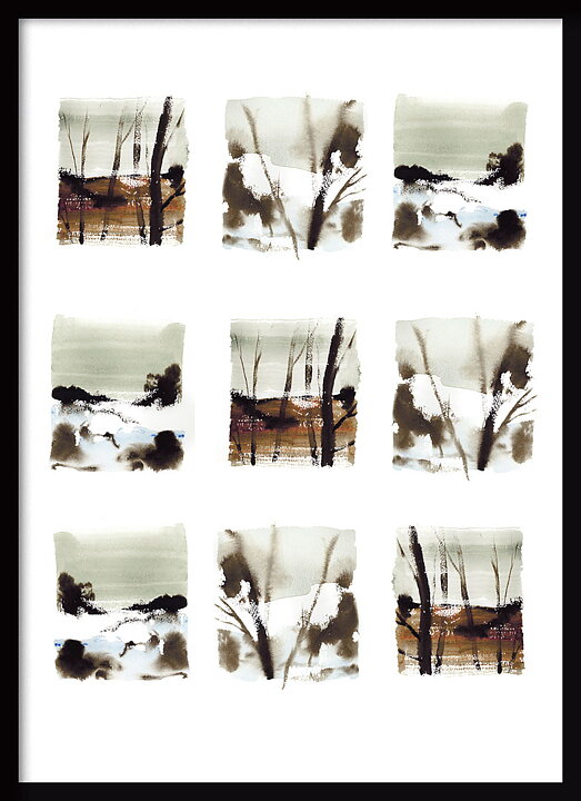 Winter blur 40x50