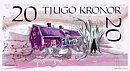 20 kronors sedel Astrid Lindgren