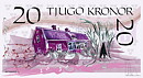 20 kronors sedel Astrid Lindgren