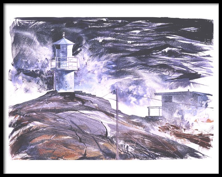 Skallens Fyr Marstrand 50x40