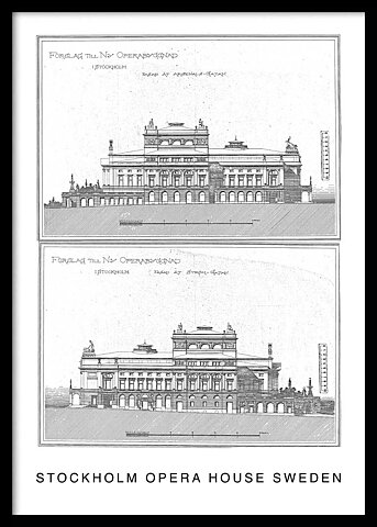 Stockholm Opera House 50x70