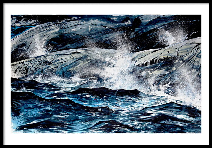 Wave Two Andravåg 100x70