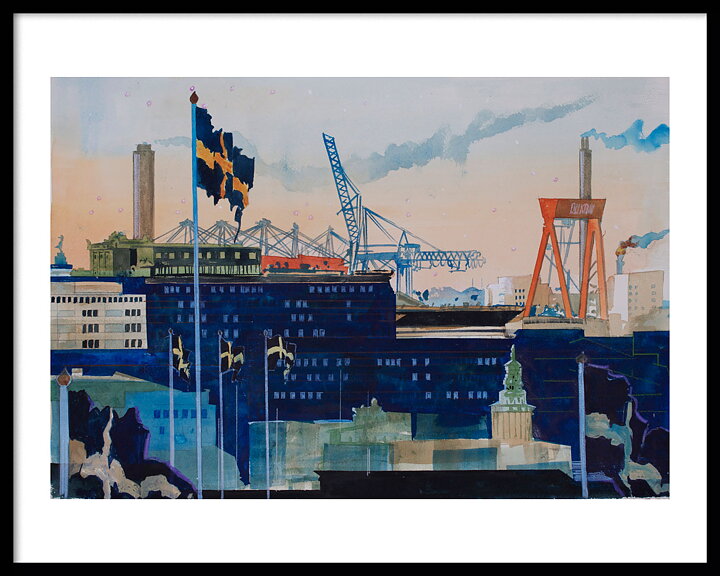 Senhöst Skylines Lunden View 50x40