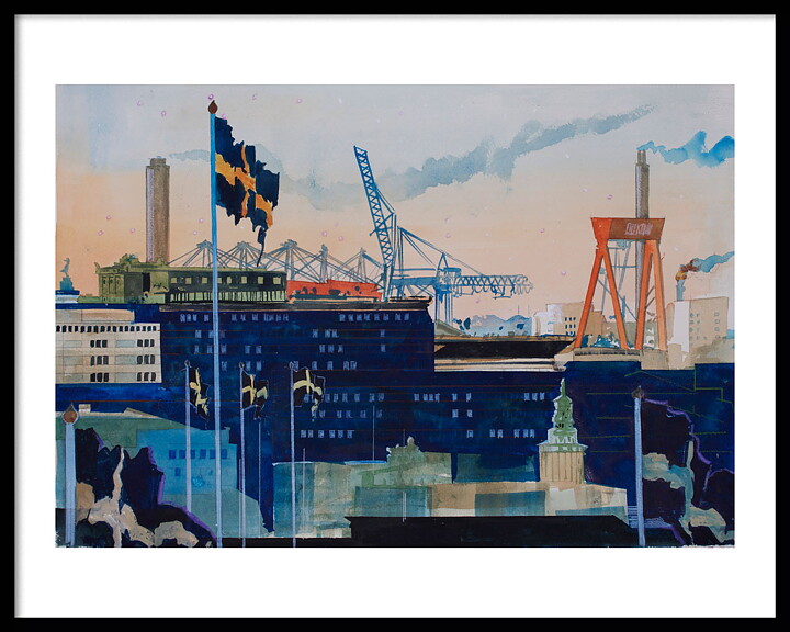 Senhöst Skylines Lunden View 50x40