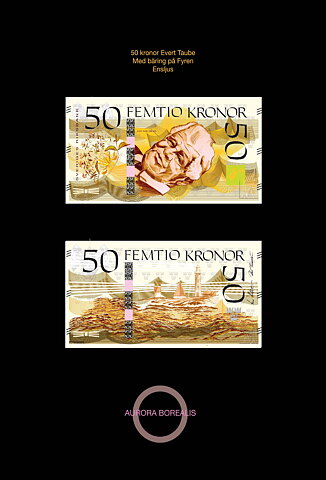 50 kronors sedel Evert Taube