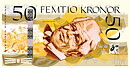 50 kronors sedel Evert Taube