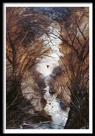 Huitfeldt Damm Huitfeldt Pond 70x100