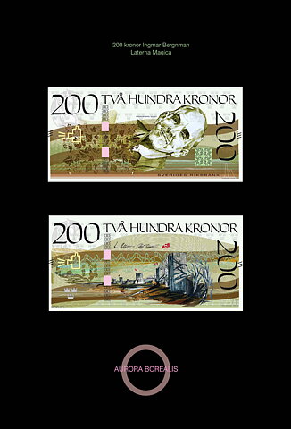 200 kronors sedel Ingmar Bergman