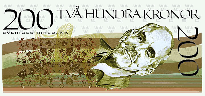 200 kronors sedel Ingmar Bergman