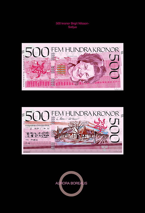 500 kronors sedel Birgit Nilsson