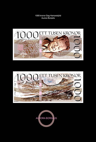 1000 kronors sedel Dag Hammarskjöld