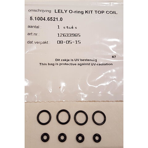 O-ringset Top Sleeves-ventiler