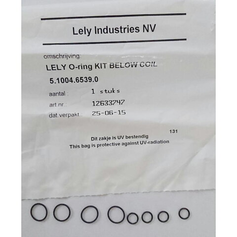 O-ringset Nedre Sleeves-ventiler