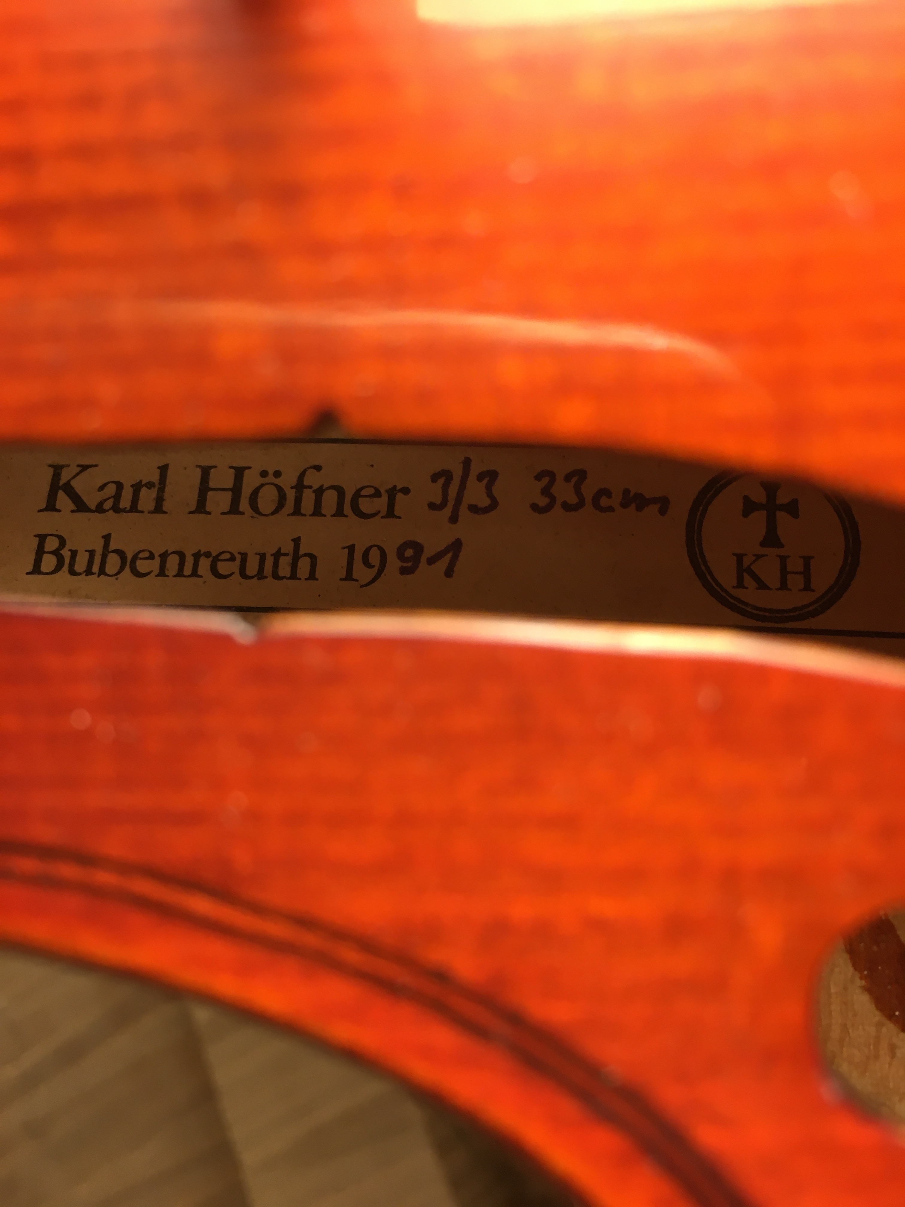 1/2 altfiolset, Karl Höfner - 4