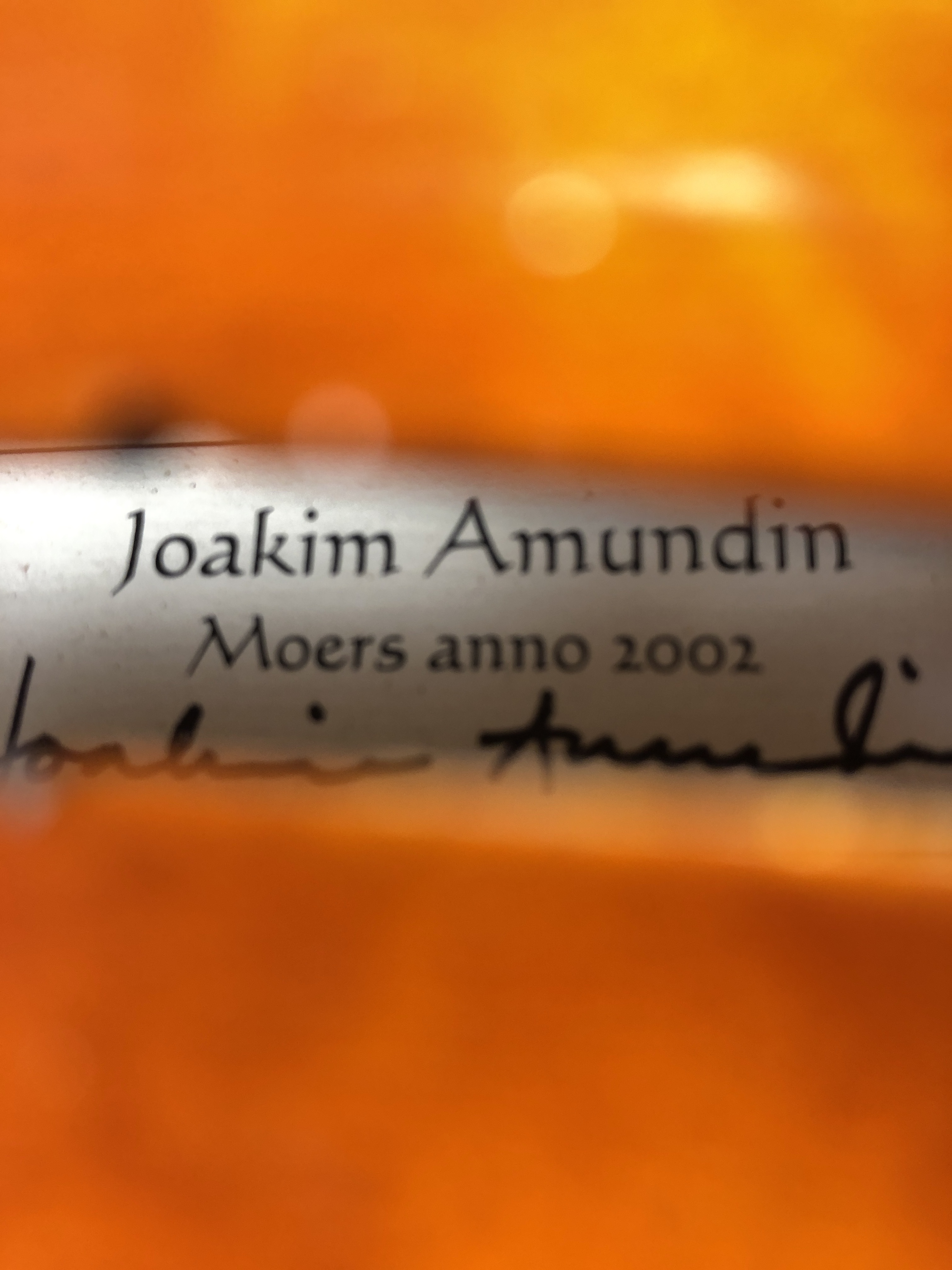 1/2 fiol, Joakim Amundin, Moers 2002 - 10