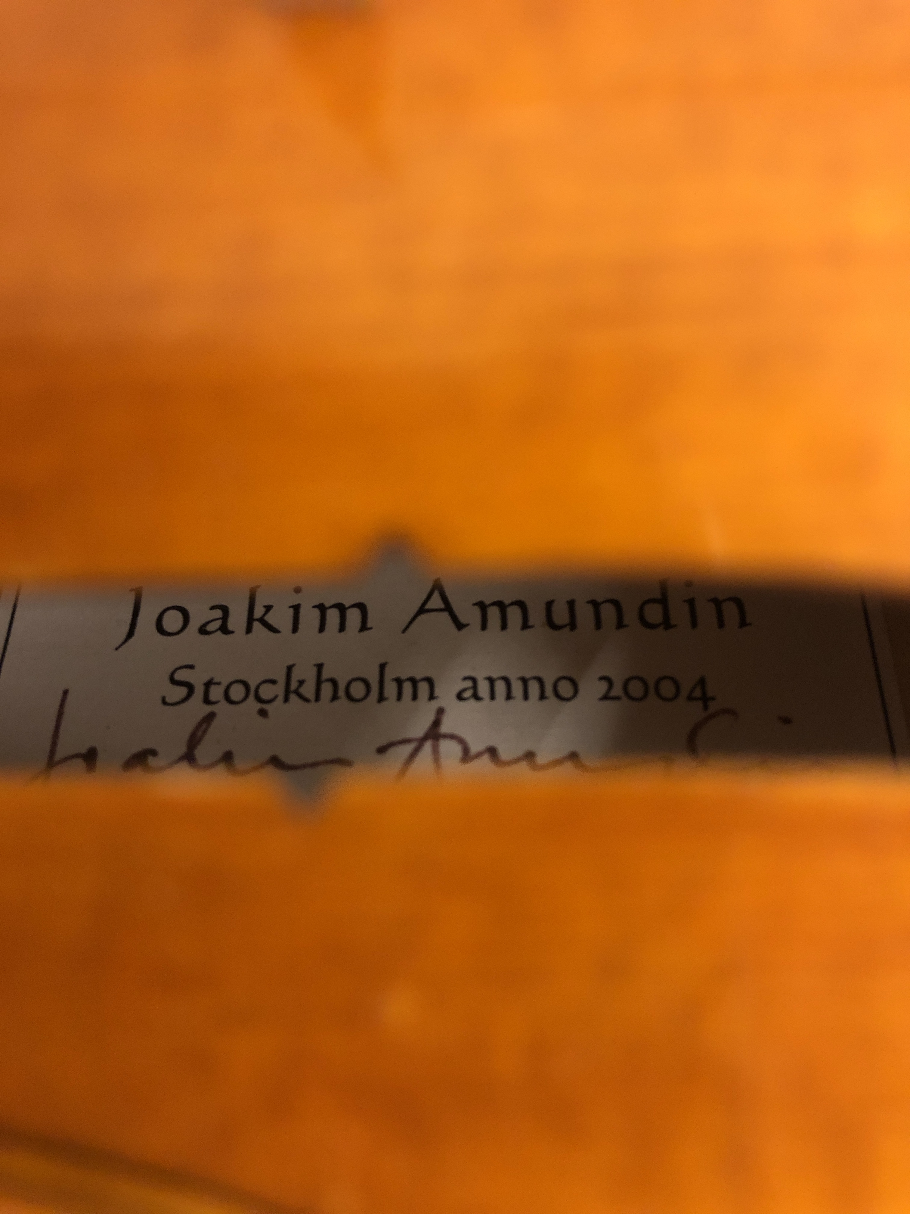 3/4 fiol, Joakim Amundin, Stockholm 2004 - 7