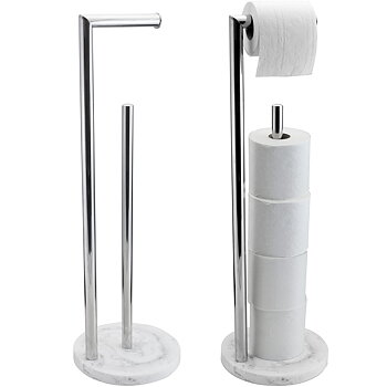 Marble toilet roll holder (1 + 4 rolls)