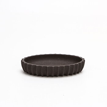 Sumatra dark brown soap dish