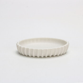 Sumatra white soap dish