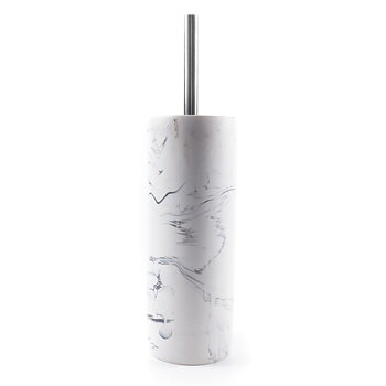 Marble White toilet brush